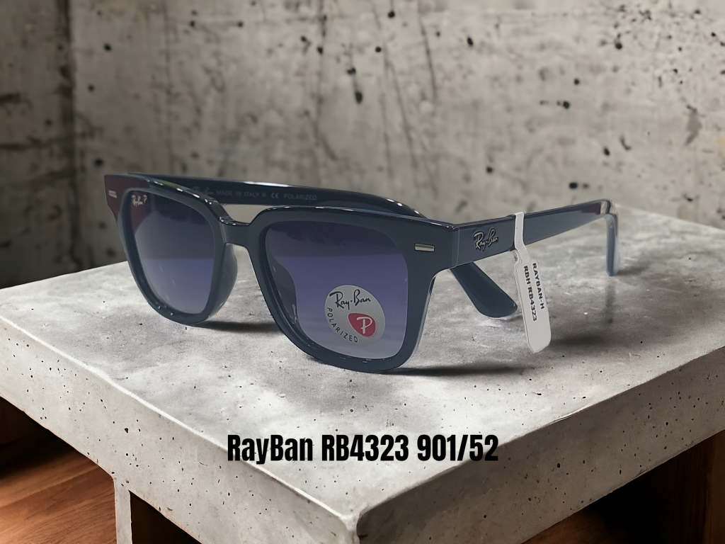 RAYBAN RB4323 901/52 Polarized Schwarz