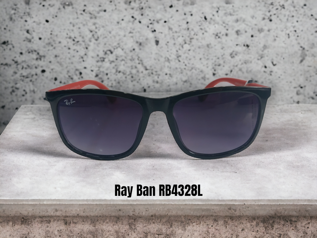 RAYBAN RB4328L Rot-Schwarz