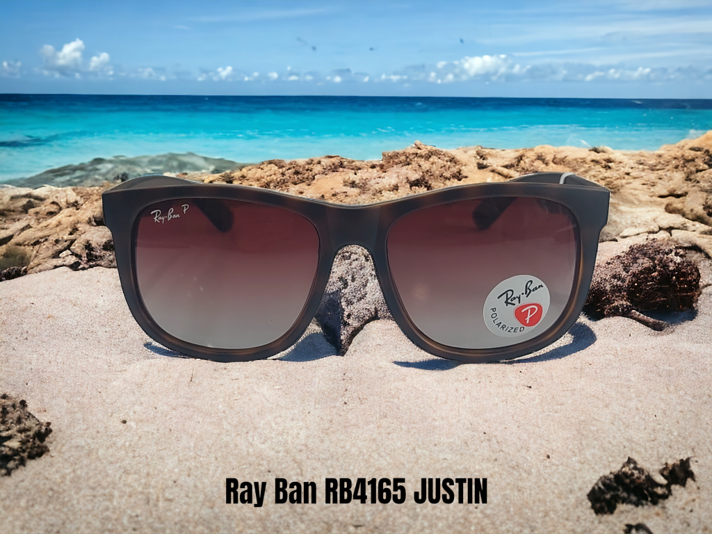 RAYBAN RB4165 JUSTIN POLARIZED Braun