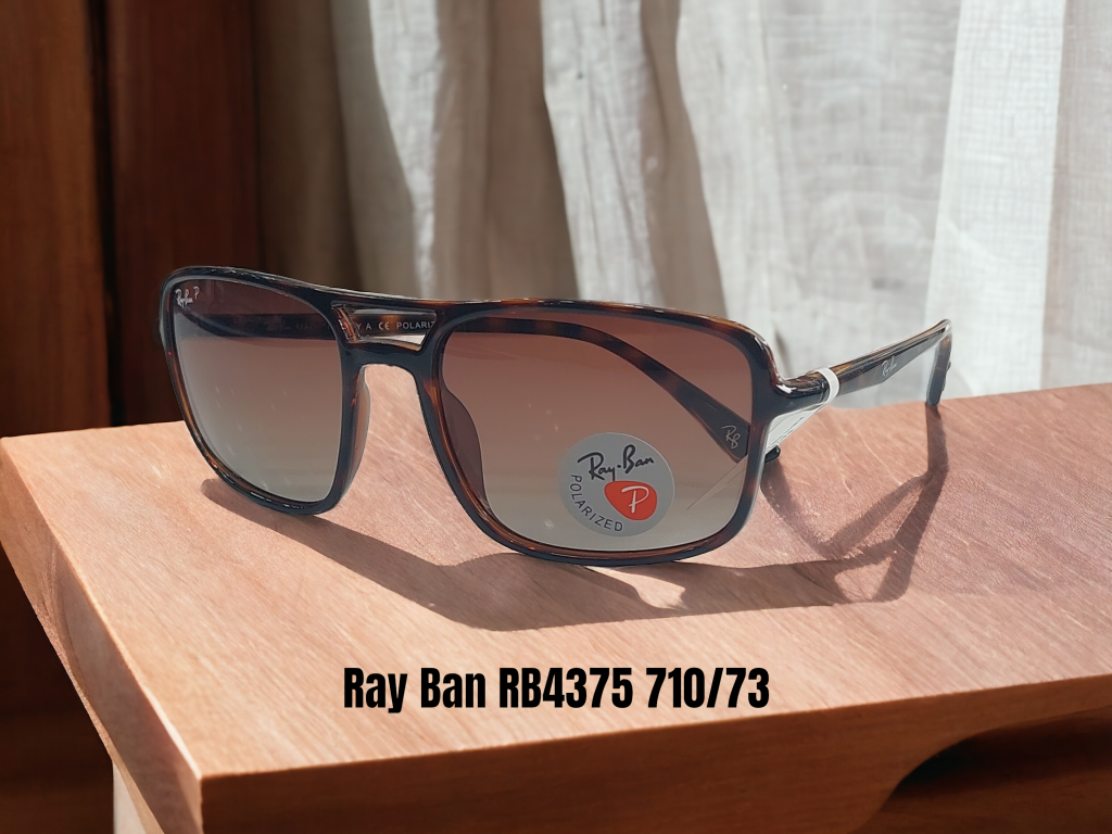 RAYBAN RB4375  710/73 POLARIZED Braun